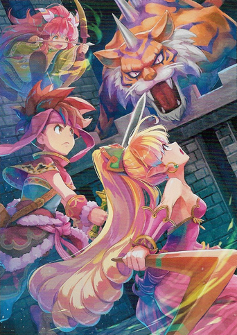 Echoes of Mana gems artwork Secret of Mana
