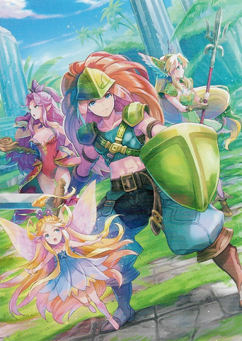 Echoes of Mana gems artwork Trials of Mana
