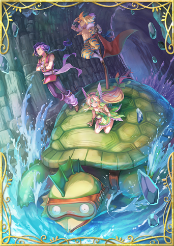 Echoes of Mana gems artwork Trials of Mana