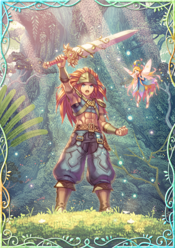 Echoes of Mana gems artwork Trials of Mana