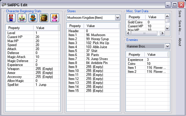 Smrpg Editor Super Mario RPG Editor | Square Palace