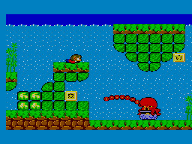 Alex Kidd in Miracle World passage vers niveau secret