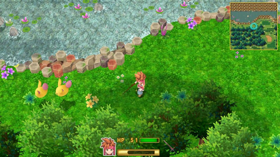 Secret of Mana Steam avant Reshade