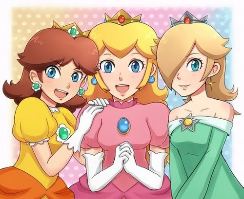 Mario : princesses Daisy, Peach et Rosalina