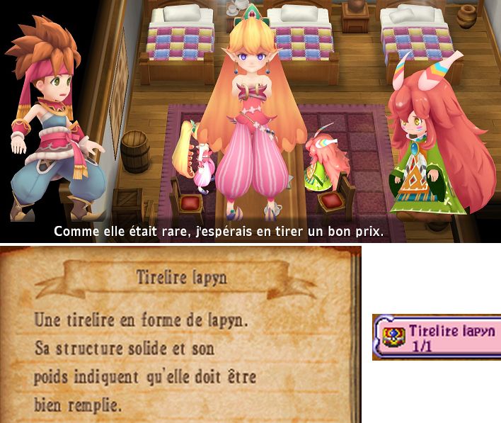 Secret Children of Mana tirelire Lapyn