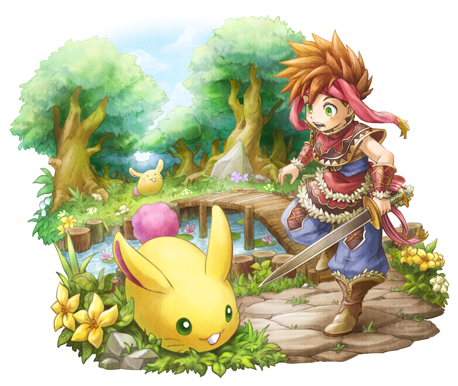 Secret of Mana Lapins, artwork de Sayoyon