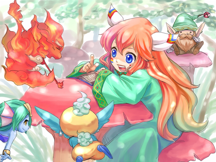 Secret of Mana fanart Popoi & Esprits