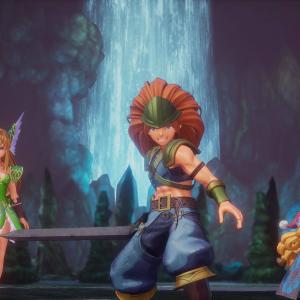 Aperçu du jeu (TGS) - Riesz, Duran et Charlotte dans la Grotte aux chutes jumelles